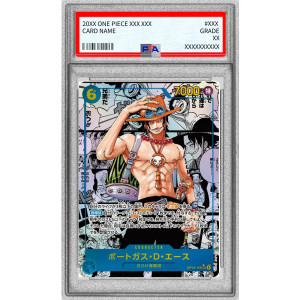 PSA 10 Portgas D. Ace Manga Art OP13-119 Japanese One Piece Card