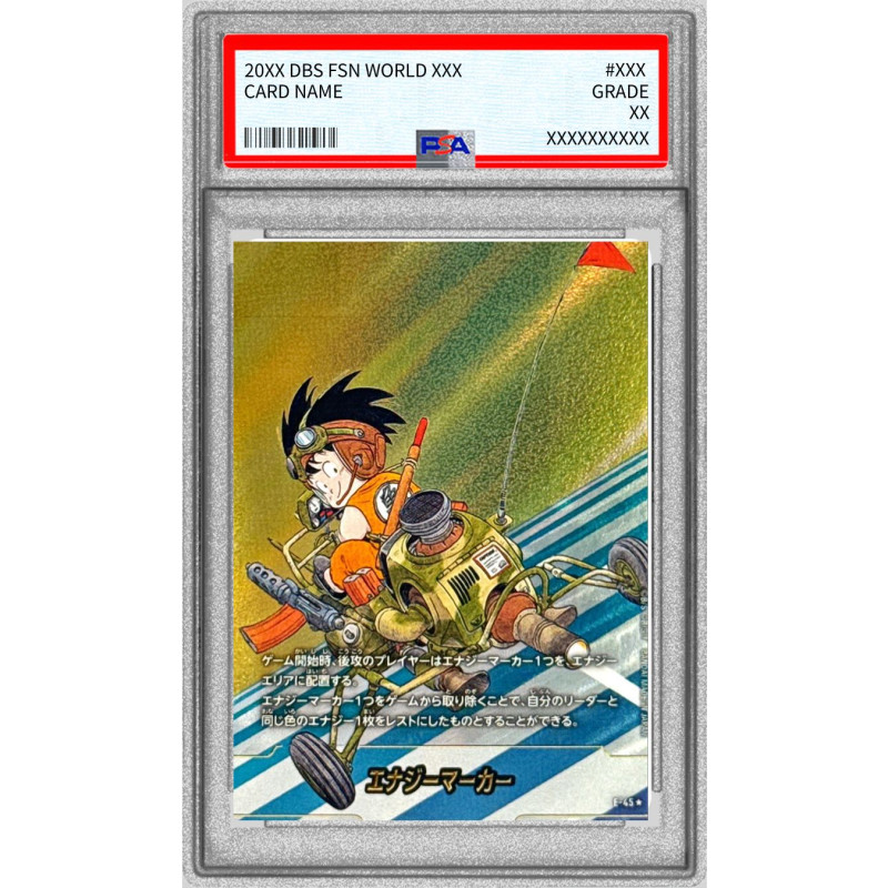 PSA10 Energy Marker E-45 Parallel - Japanese Dragon Ball Card Game