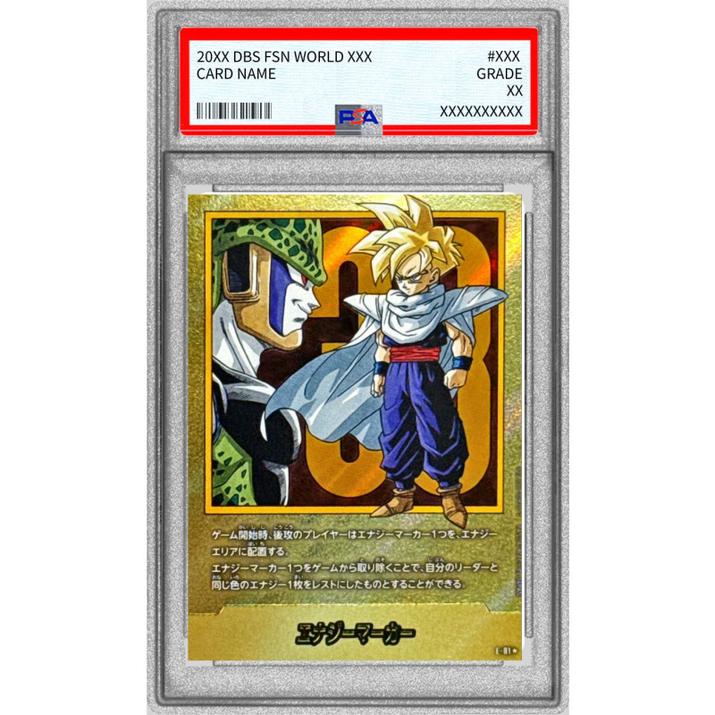 PSA 10 Energy Marker E-81 Japanese Dragon Ball Card