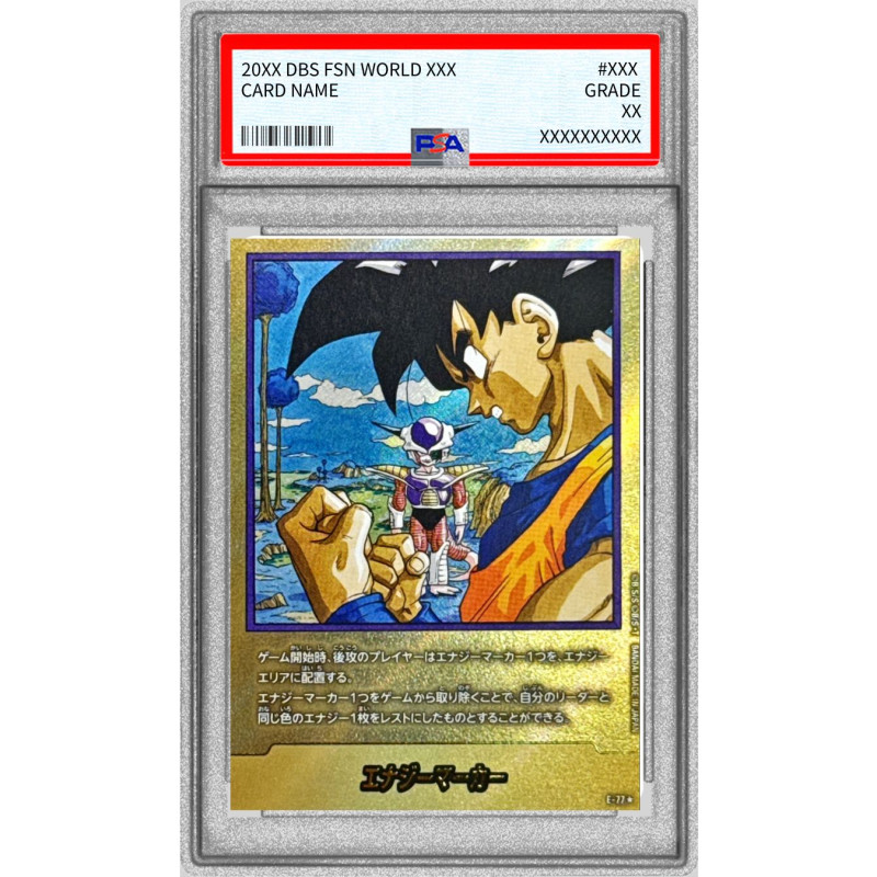 PSA10 Energy Marker E-77 Parallel Volume 23 Dragon Ball Fusion World